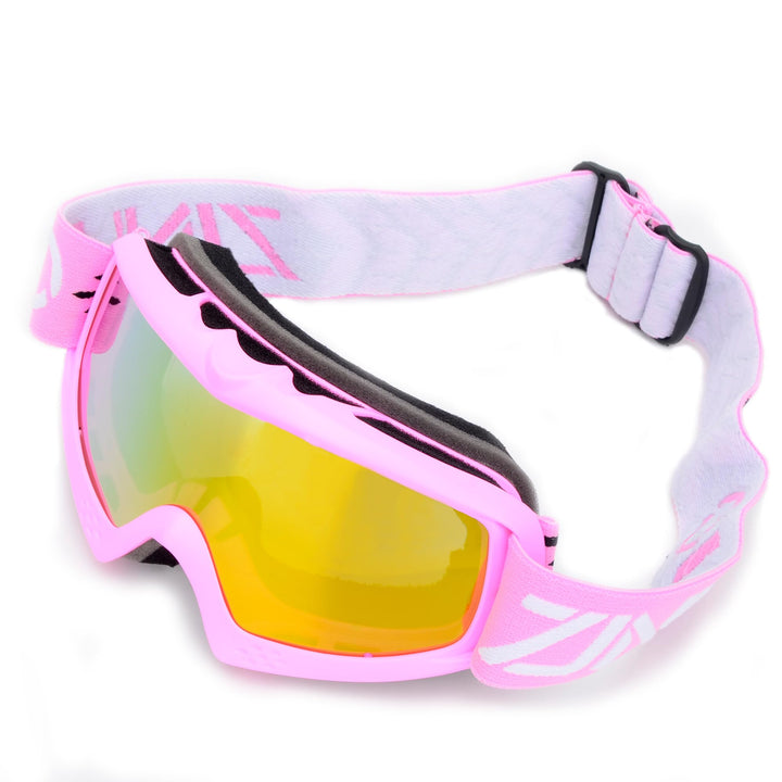 ZJNUO front view of goggles showing full coverage and clear lens benefit