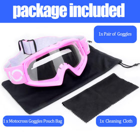 ZJNUO goggles next to a child hand showing compact size and fit