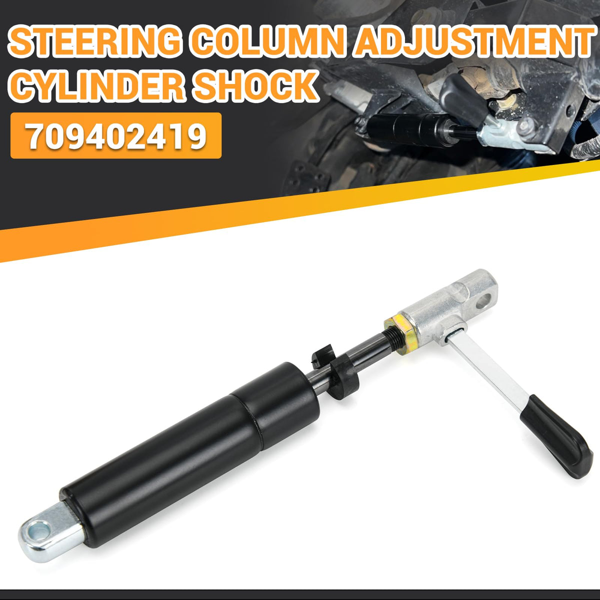 ZJTBLL installed on Can-Am Commander steering column demonstrating restored control