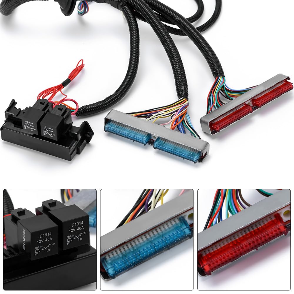 ZJTBLL 4L60E transmission connector close focus for straightforward transmission hookup