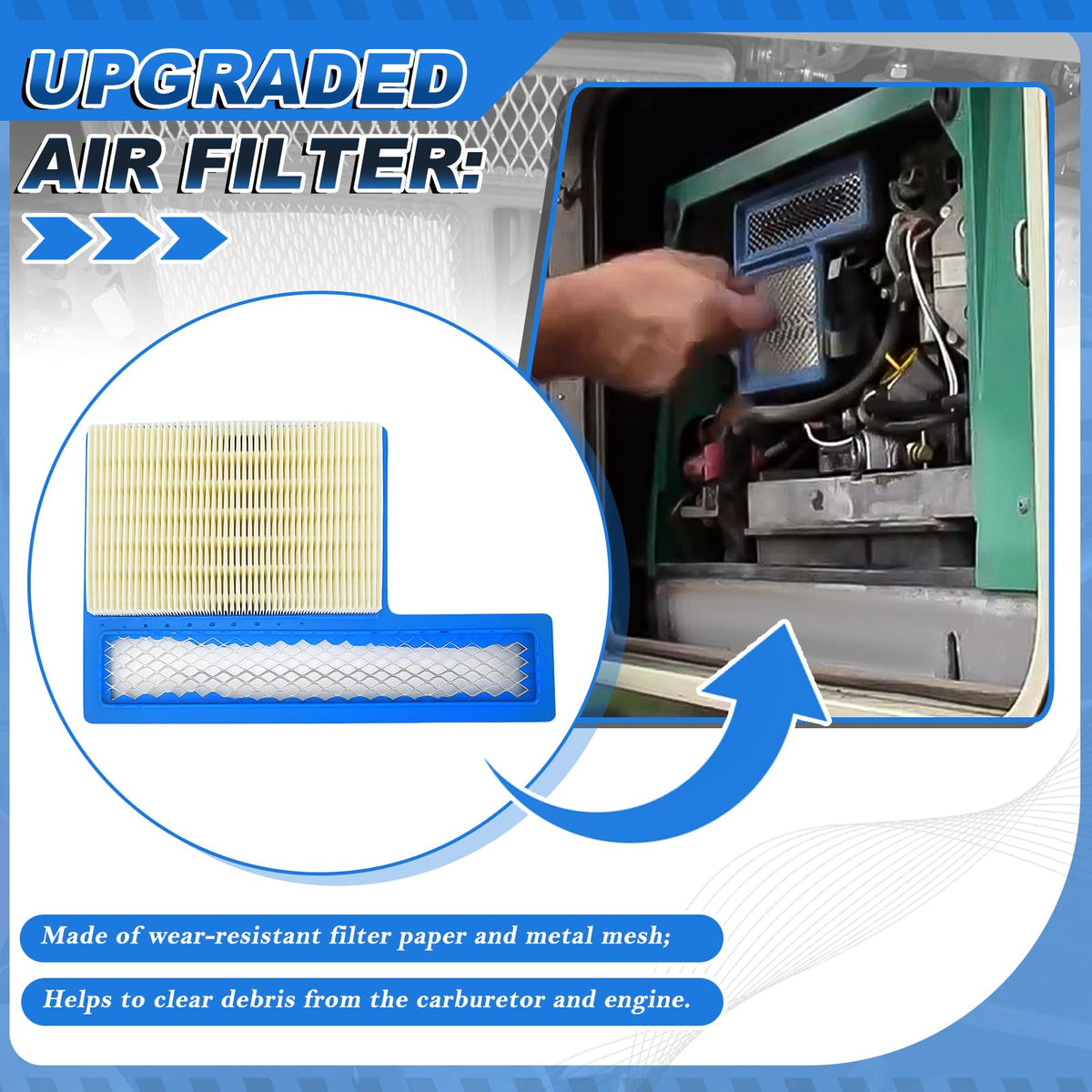 ZJTBLL fuel filter and pump pair demonstrating cleaner fuel delivery benefit