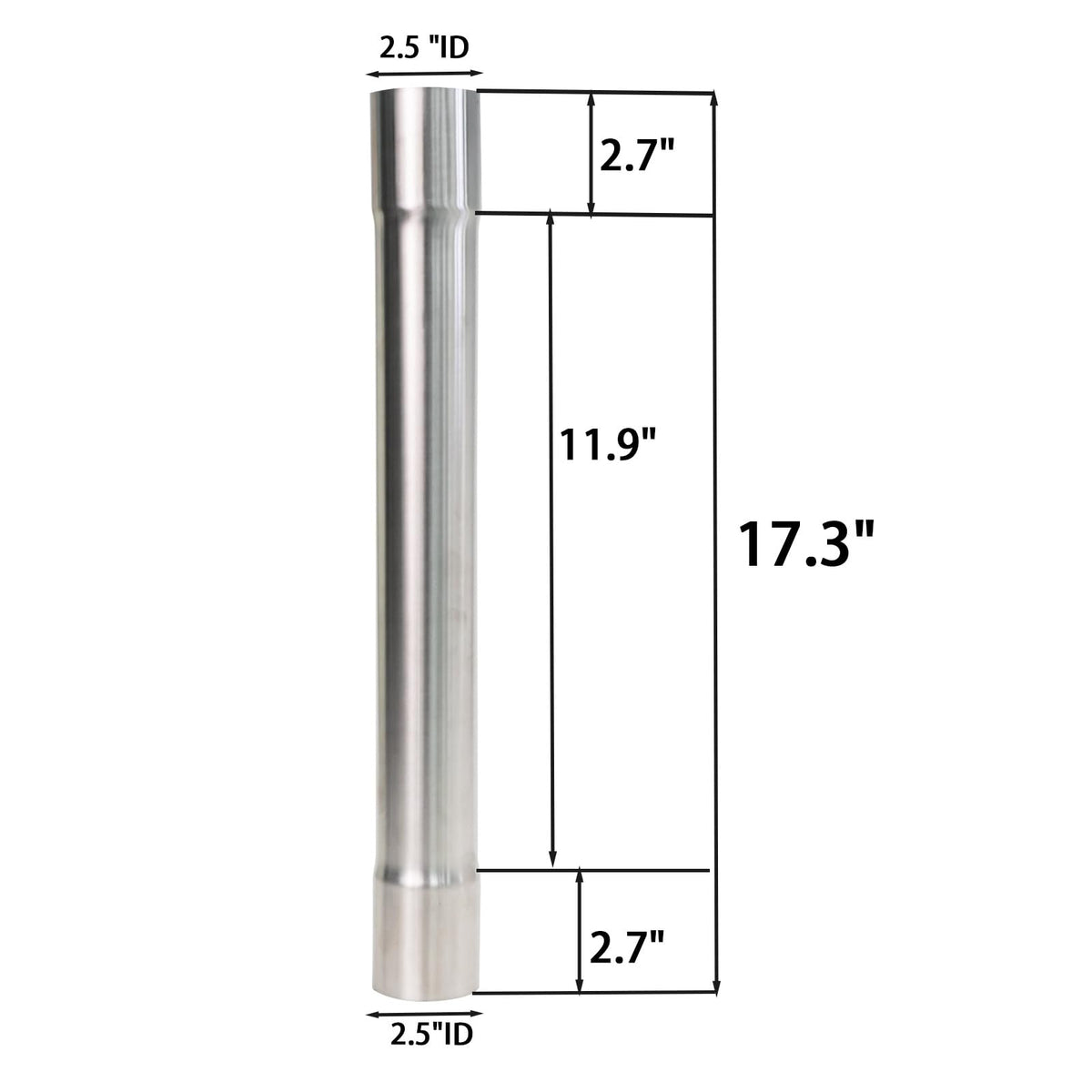ZJXDZY close-up of mandrel-formed bore showing smooth interior for airflow benefits