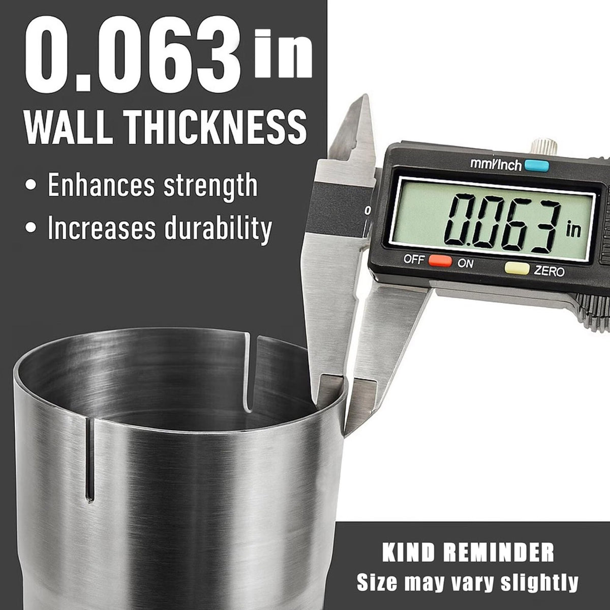 ZJXDZY adapter next to ruler showing 6 inch length for accurate sizing