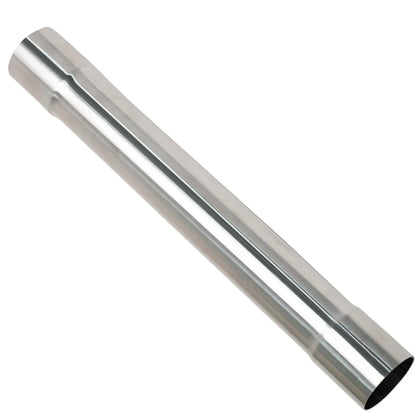 ZJXDZY front view of straight T304 exhaust pipe showing clean finish and fit benefits