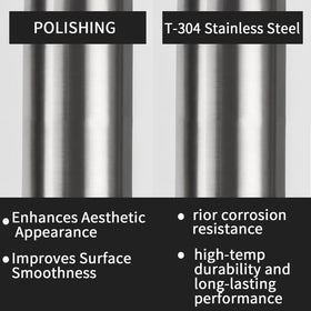 ZJXDZY exhaust tube next to ruler showing 439mm length for quick size confirmation