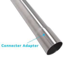 ZJXDZY tubing with clamp and flange nearby illustrating versatile mounting benefits