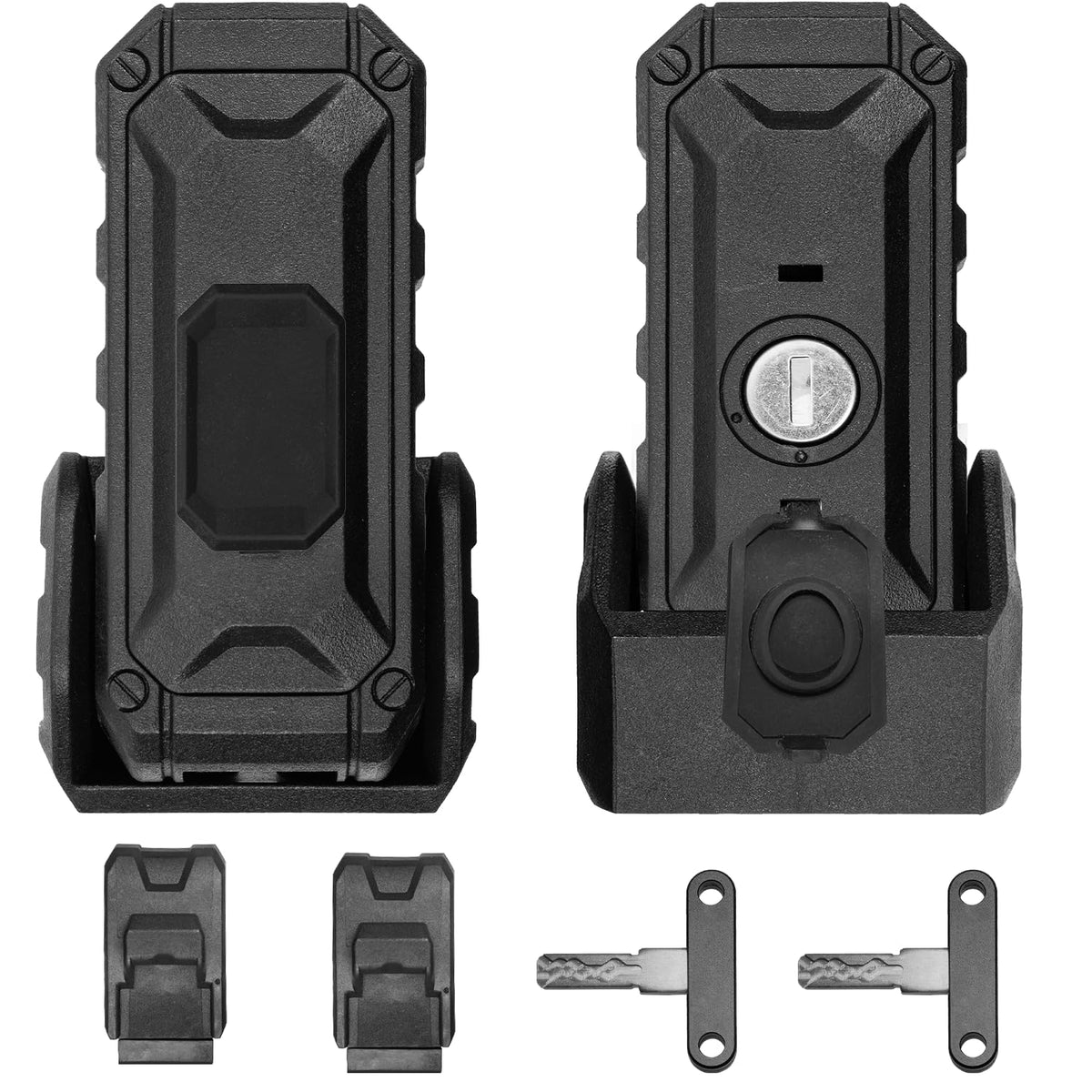 ZKJAYOE front view of latch showing fit and security benefits