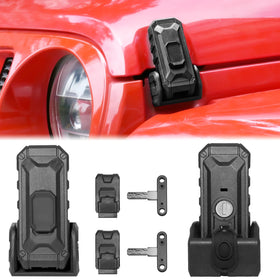 ZKJAYOE installed on Jeep in off-road setting for theft deterrent