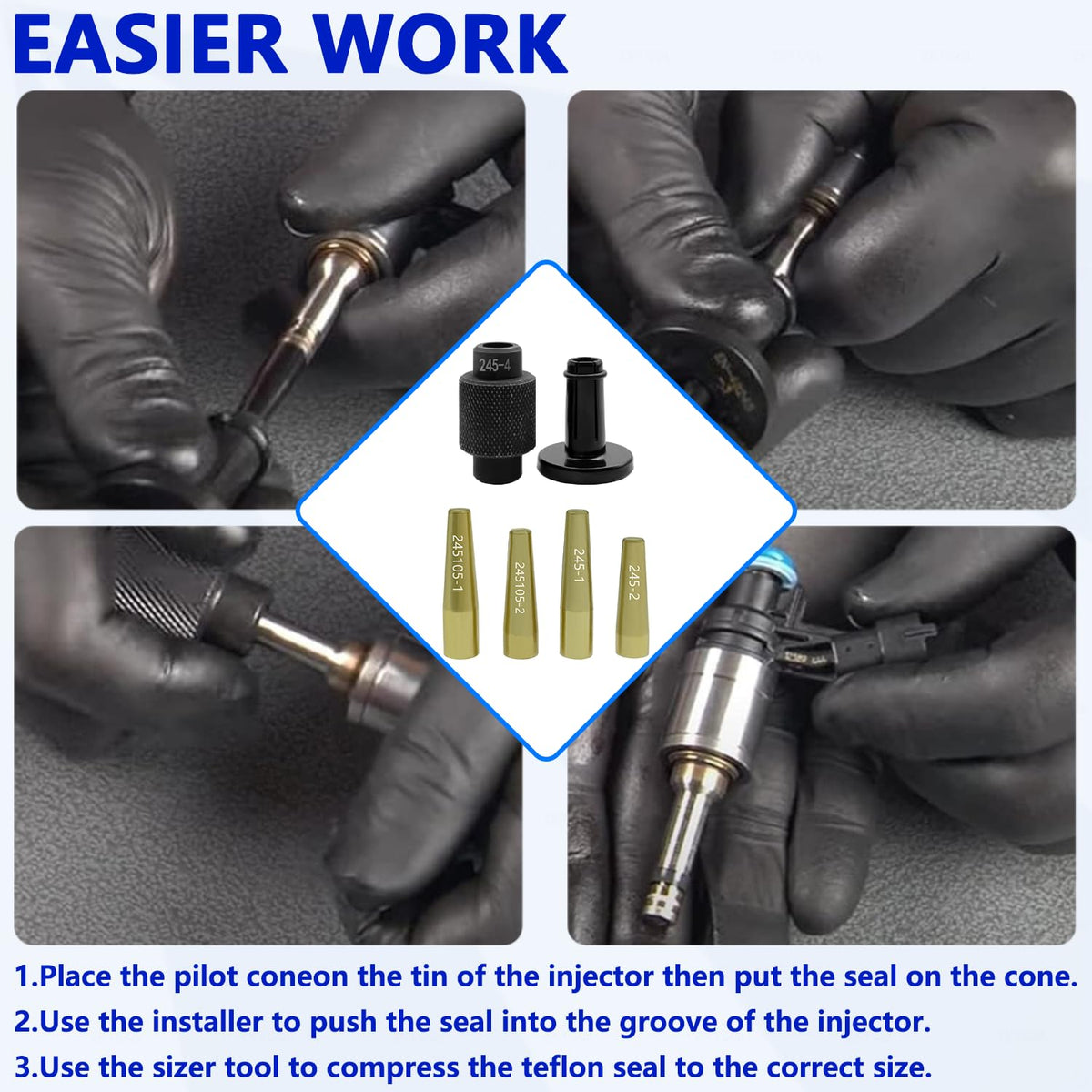 ZKTOOL adapters with stamped numbers showing compatibility benefit