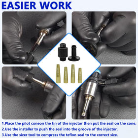 ZKTOOL adapters with stamped numbers showing compatibility benefit