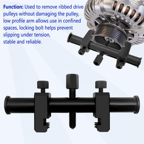 ZKTOOL reversible claws detail demonstrating secure grip on pulleys without damage