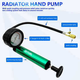 ZKTOOL close-up of 3-inch pressure gauge for clear, accurate reading benefit