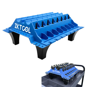 ZKTOOL front view of organizer tray showing compartment layout for easy sorting