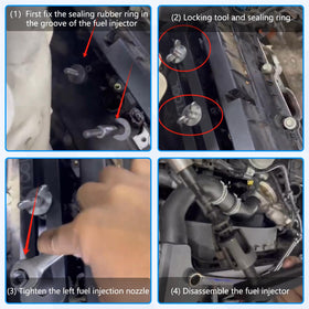 ZKTOOL removing fuel injector with controlled motion and protection