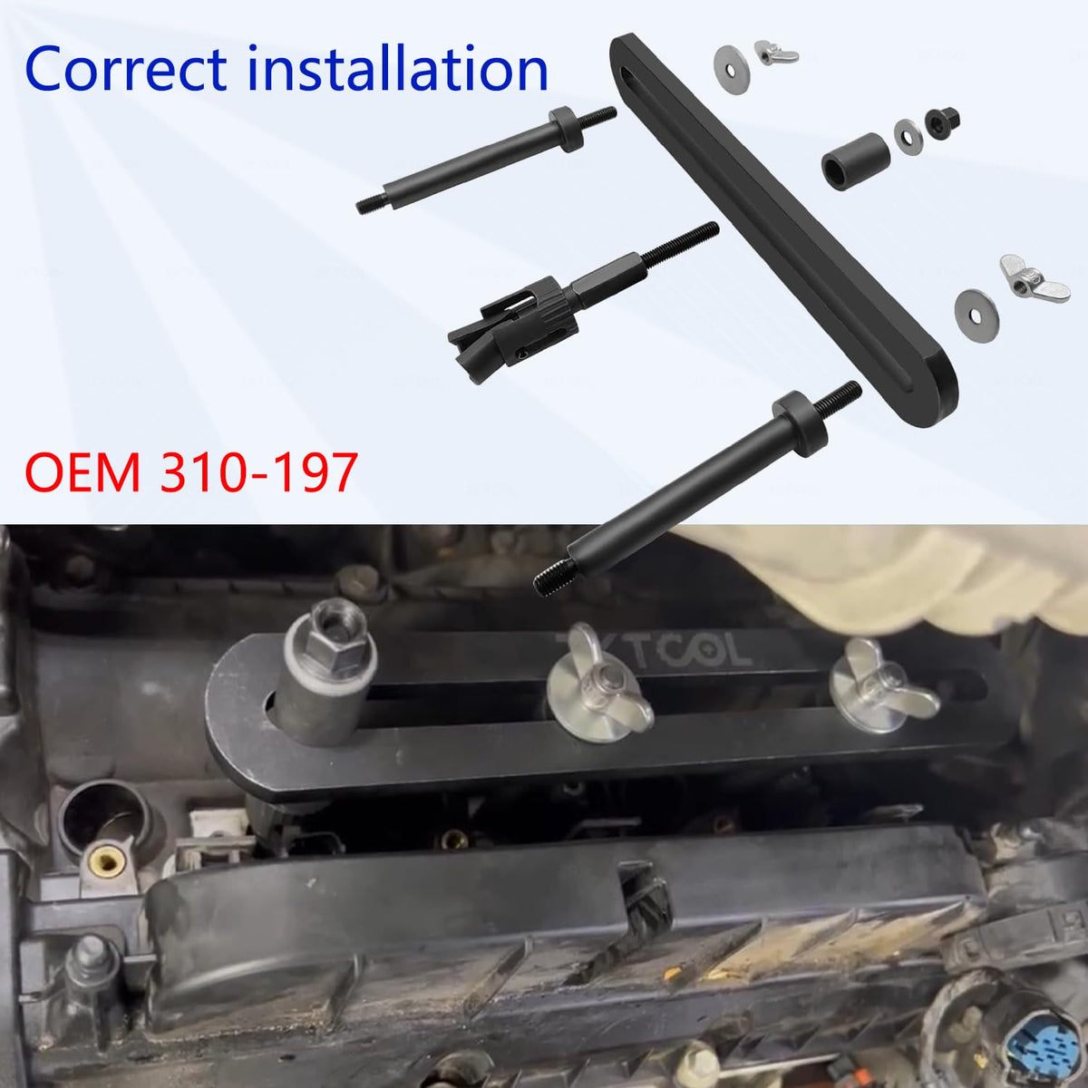 ZKTOOL beside a wrench showing compact size and tool compatibility