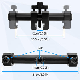 ZKTOOL kit next to ruler showing scale and compatibility with 35–160mm pulleys