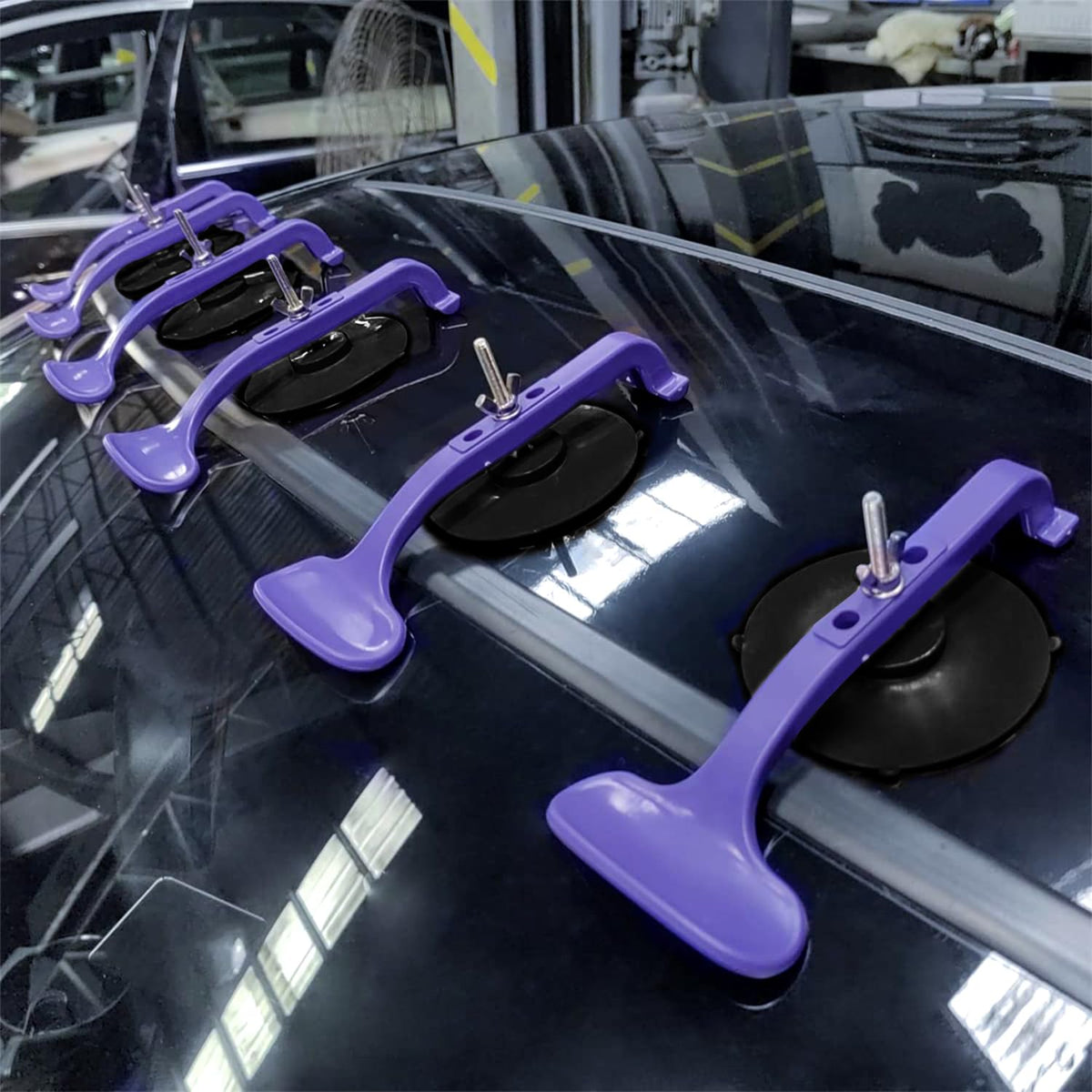 ZKTOOL sponge pad detail protecting painted surfaces while clamps hold panels in place
