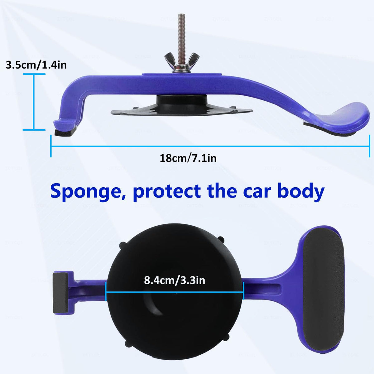 ZKTOOL sponge pad close shot protecting paint and preventing scratches