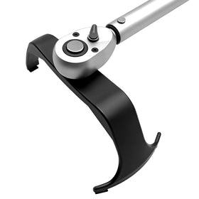 ZKTOOL attached to 1/2" drive ratchet showing proper tool pairing and control