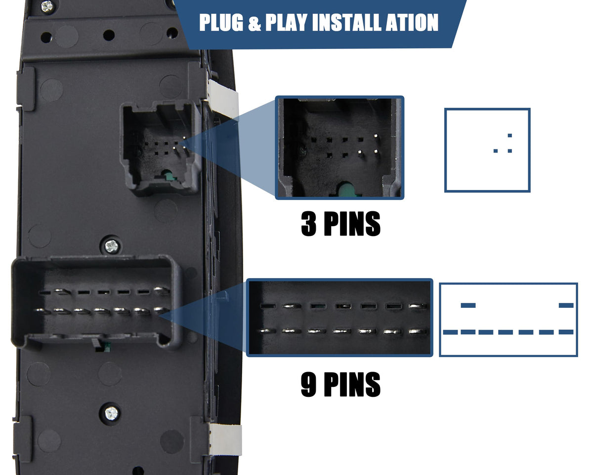 ZLC-ZAMXY rear connector revealing pin layout to confirm direct-fit compatibility