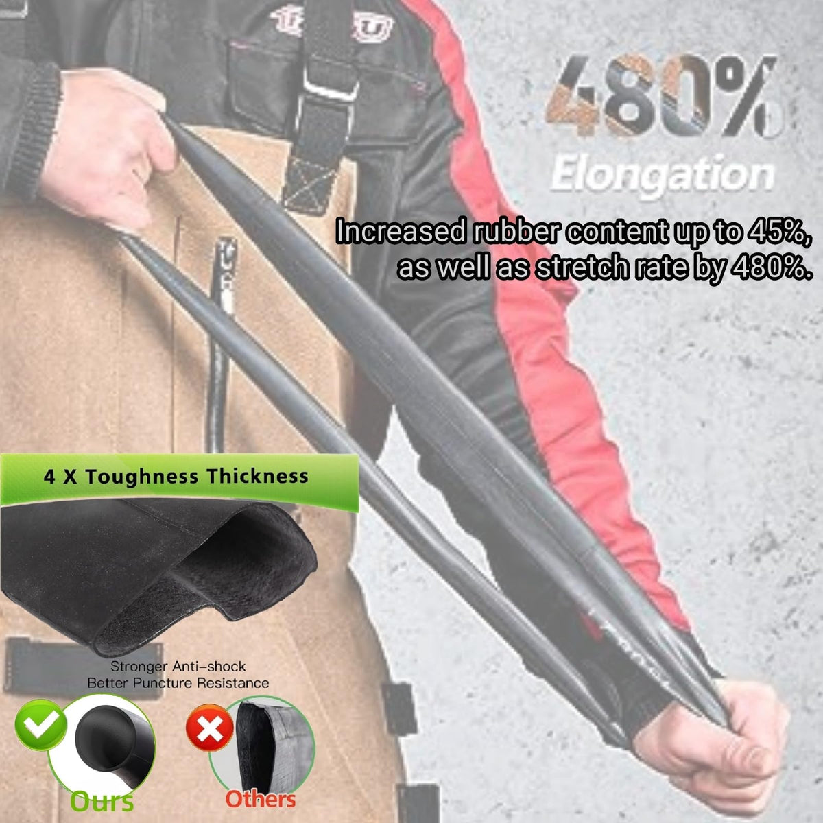 ZLGouES inner tube installed on an electric dirt bike illustrating trail-ready reliability