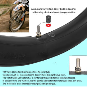 ZLGouES tube mounted on a 19 inch rim demonstrating correct installation benefit