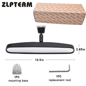 ZLPTEAM close-up of mirror glass highlighting clarity and durable surface