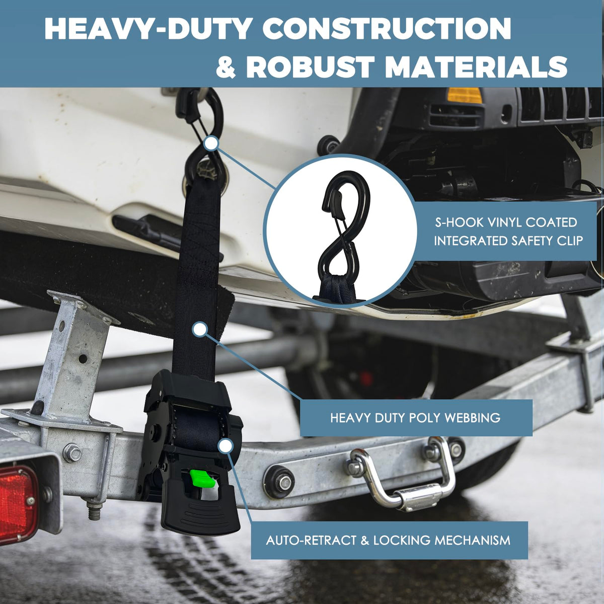 ZLSZTMI ratchet handle detail showing padded grip for easier tightening and comfort