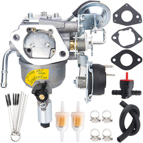 ZMCYNG carburetor front view showing clean fit and mounting points for accurate replacement
