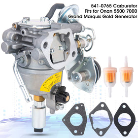 ZMCYNG carburetor kit laid out with filters, gaskets, clamps for quick installation