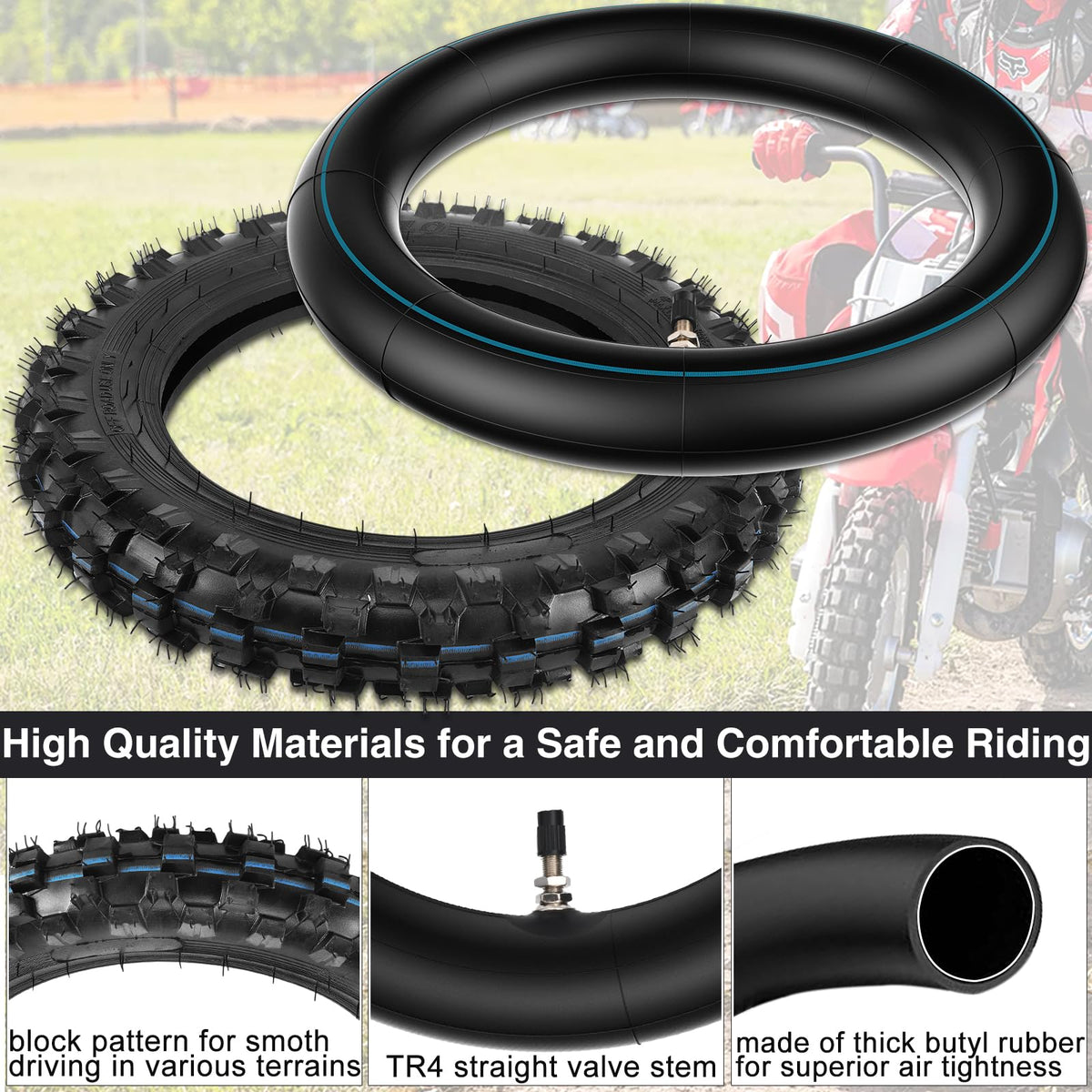 ZMCYNG tire mounted on 10in rim displaying proper fit and balance