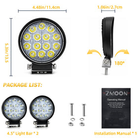 Zmoon label and weather seal detail showing IP67 protection and durable build