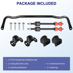ZNB stabilizer bar label and part number confirming correct fit