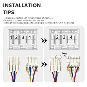 ZNTVW wiring harness connector detail ensuring correct connection