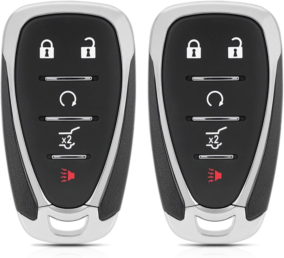 ZODCCHSP front view of smart key fob showing buttons and original layout for easy replacement