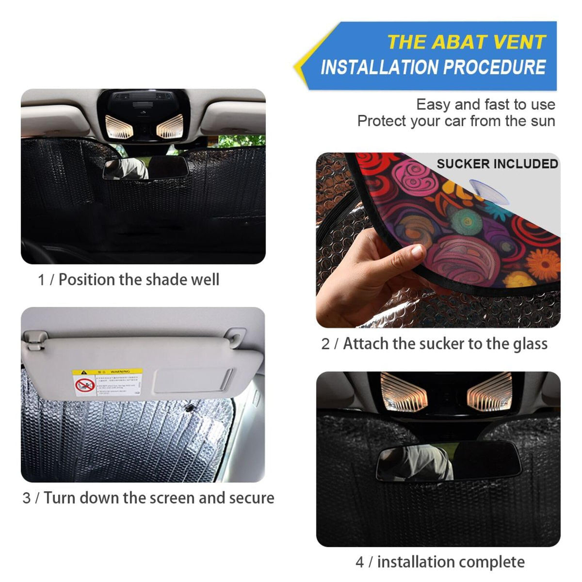 ZOEO black absorbent side close-up warming glass and limiting frost