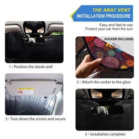 ZOEO black absorbent side close-up warming glass and limiting frost