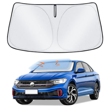 ZOIBV sunshade front packaging showing model fit and benefits