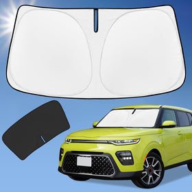 ZOIBV front view on Kia Soul showing full windshield coverage and quick heat reduction