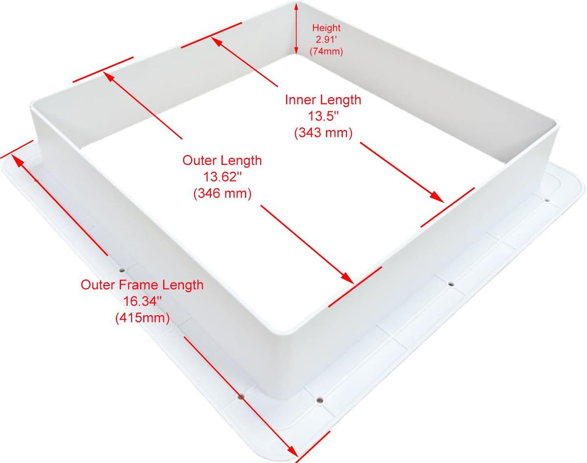 ZOIZ close-up of vertical leg detail demonstrating secure ceiling concealment