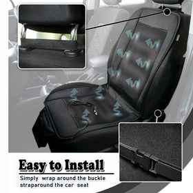 ZONETECH back straps and fastening system for secure stable seat placement