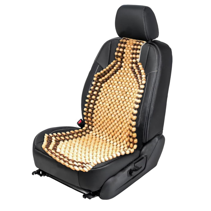 ZONETECH front view of full beaded seat cover showing fit and finish