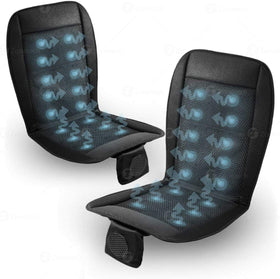 ZONETECH front view of seat cover showing neat fit and protection benefit