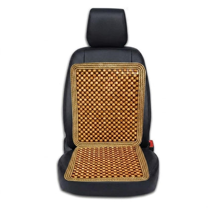 ZONETECH front view of beaded seat cover showing cooling airflow benefit