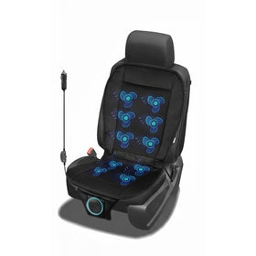 ZONETECH front view of seat cover showing breathable design and cooling benefit