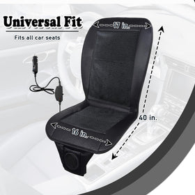 ZONETECH installed in car seat showing secure fit and reduced seat heat