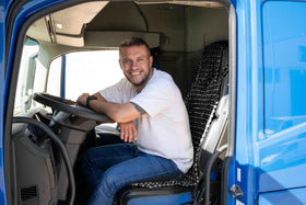ZONETECH installed on truck seat demonstrating fit and long-drive comfort