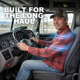 ZONETECH driver using cushion during commute for reduced seat heat