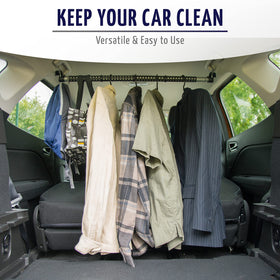 ZONETECH installed in SUV during road trip for organized clothing