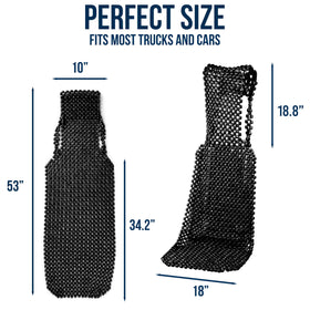 ZONETECH scale comparison with hand showing bead size and ergonomic contact